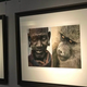Portraits of Africans alongside animals at an exhibit in the Hubei Provincial Museum titled, “This is Africa.”